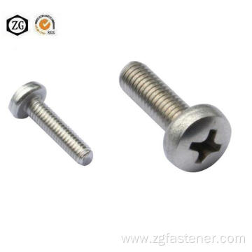 Stainless Steel Pan Head Cross screws machine screw